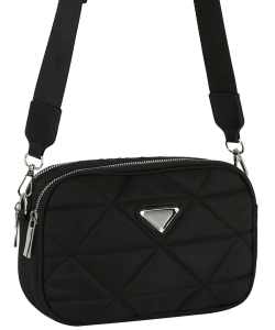 Fashion Nylon Satchel Bag GLV-0107 BLACK